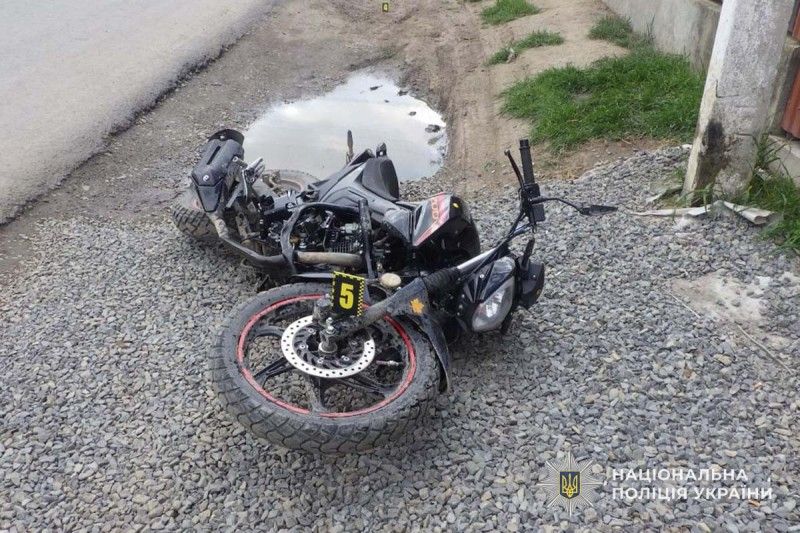 У ДТП на Чортківщині травмувався неповнолітній мотоцикліст