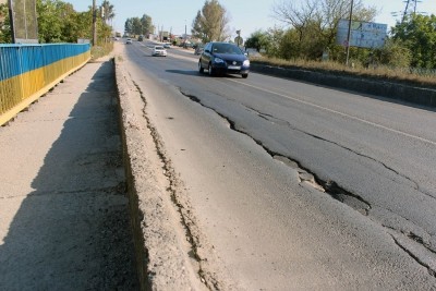 Тернопільський міст у аварійному стані