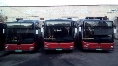 У Тернопіль прибули ще три сучасних низькопідлогових автобуси