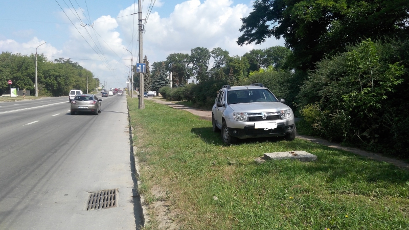 Тернопільські водії продовжують &quot;освоювати&quot; міські газони (фотофакт)