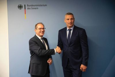 Кличко домовився з МВС Німеччини: виділять понад 100 млн грн та куплять дрони для ЗСУ