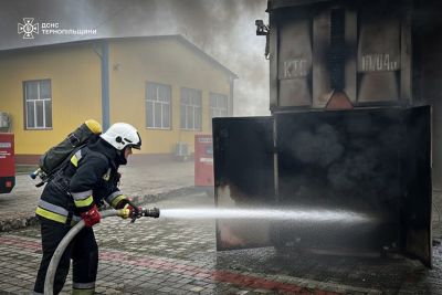 На Тернопільщині горіла трансформаторна підстанція