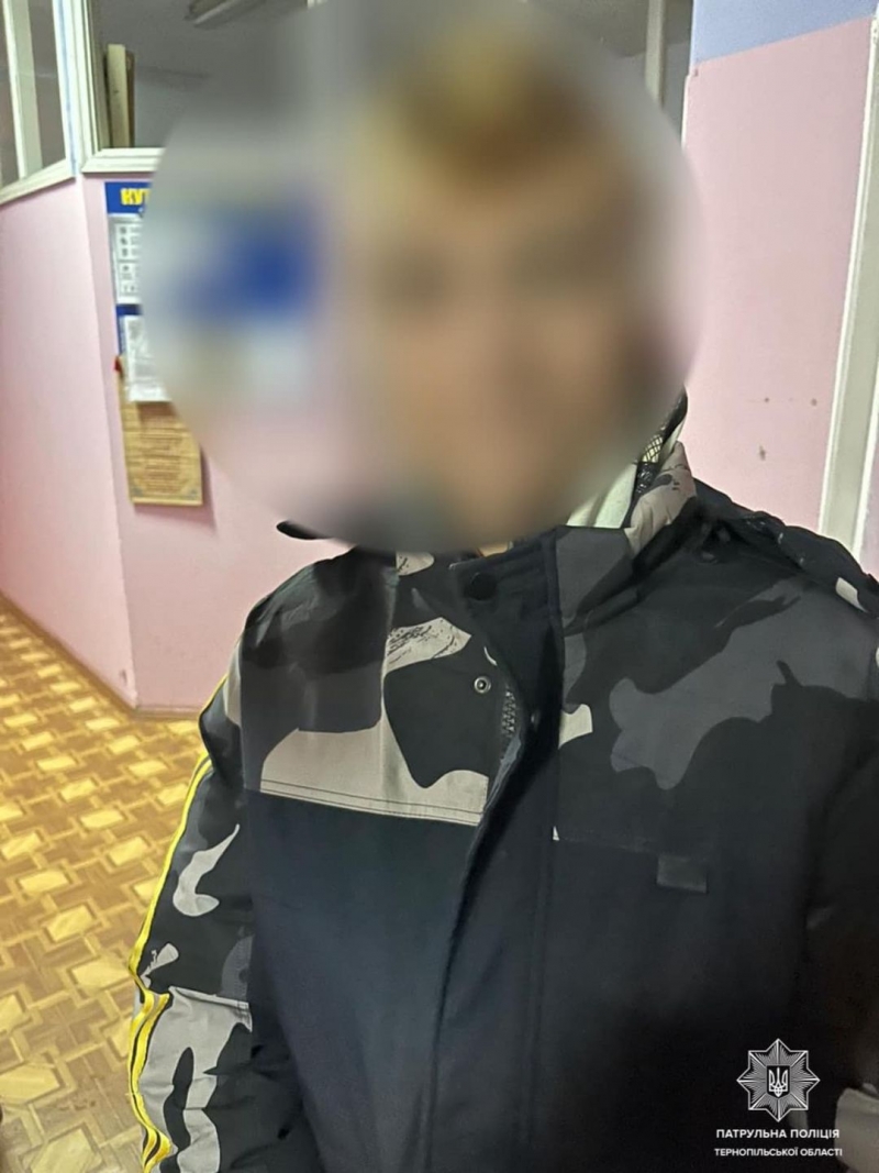 Тернопільські патрульні розшукали 17-річного хлопця, який втік із дитячого будинку