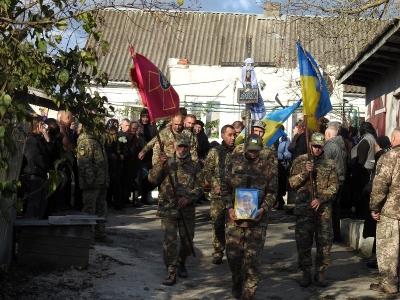 Вишнівеччина попрощалася з Андрієм Дзюмою, який загинув в боях за Україну