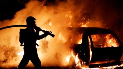 Вночі на Тернопільщині майже вщент згорів автомобіль