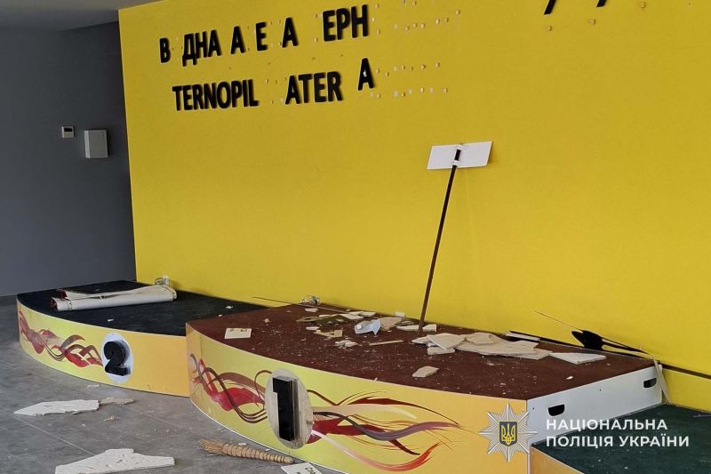 Вандали розгромили Водну арену у Тернополі: поліцейські встановлюють осіб