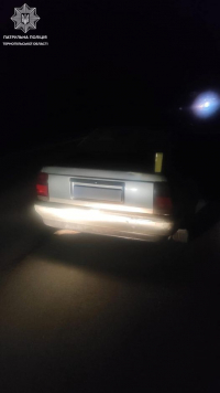 П'яний та без прав: у Тернополі поліцейські зупинили горе-водія іномарки