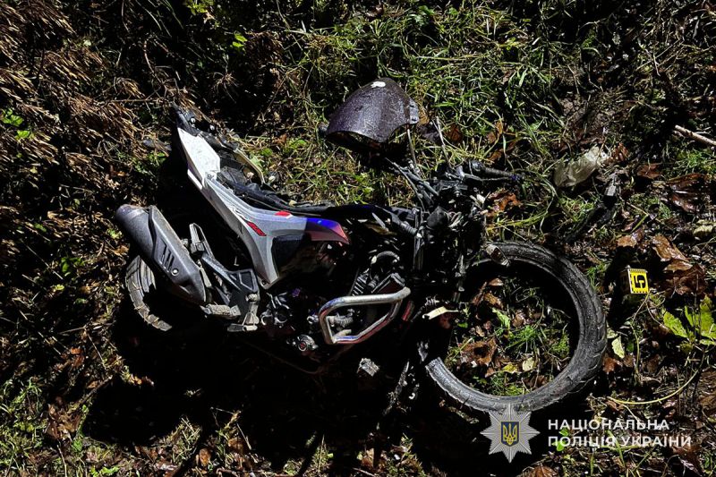На Тернопільщині у ДТП загинув 15-річний мотоцикліст