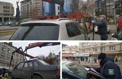 У Тернополі від початку року на штрафмайданчик евакуювали 90 автомобілів