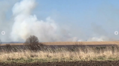 На Тернопільщині палають поля (відео)