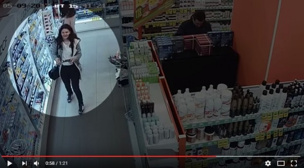 У Тернополі камера спостереження зафіксувала обличчя злодійок (відео)