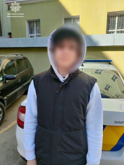 Надіслав повідомлення, що їде назад до Києва: тернопільські патрульні допомогли розшукати неповнолітнього хлопця