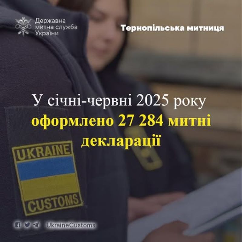 Тернопільські митники оформили 27 284 декларації: що розмитнювали?