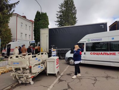 Одна з лікарень Тернополя отримала допомогу від іноземних благодійників