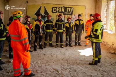 Рятувальники Тернопільщини провели тренування для підвищення професійної готовності