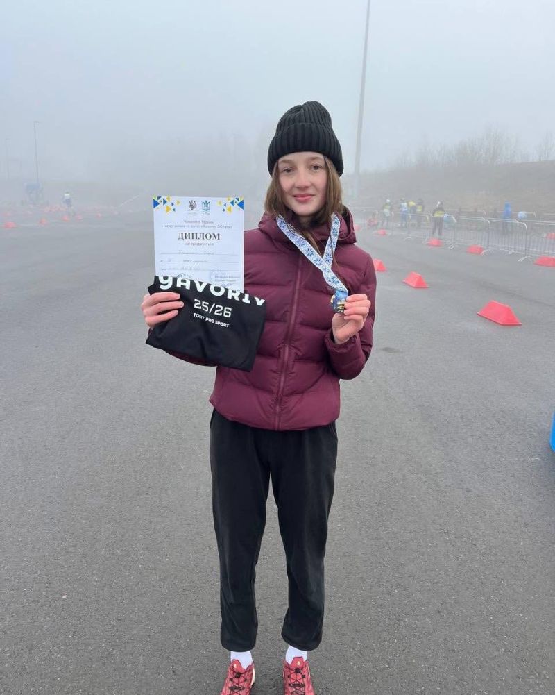 Юна спортсменка з Тернопільщини стала призеркою чемпіонату України з біатлону