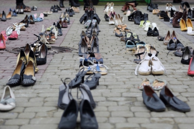 На головну площу Тернополя завтра принесуть 600 пар взуття