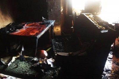 Пожежа у тернопільській багатоповерхівці: з вогняної пастки визволяли 2-х людей