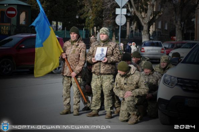 Громада Чорткова зустріла полеглого захисника Павла Савку