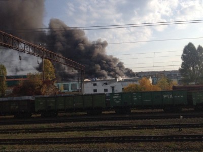 Полум&#039;я охопило тернопільське депо