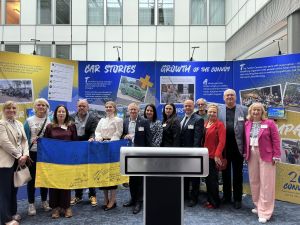 Мер Збаража представляв громаду  у Європейському парламенті в Брюсселі