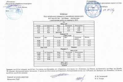 У Тернополі змінився рух окремих автобусних маршрутів