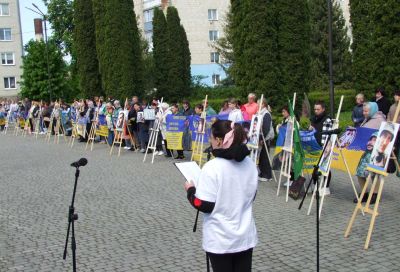 На Тернопільщині відбулася акція на підтримку військовополонених і зниклих безвісти