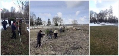 У зооботсаду на Тернопільщині висадили 200 дерев