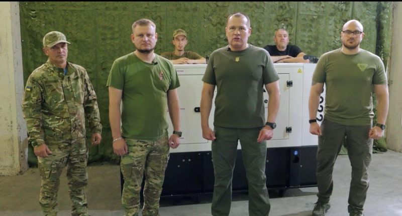 «Українська команда» передала 5-й окремій штурмовій бригаді потужний генератор на найгарячіший напрямок фронту