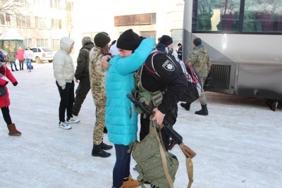 З війни-додому: з AТО повернулися бійці роти пaтрульної поліції особливого признaчення «Тернопіль»