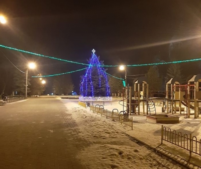 Тернополяни крадуть прикраси з ялинки на Східному