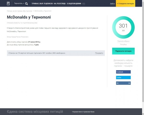 В тернопільській міськраді говоритимуть про бургери