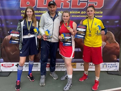 Тернопільські боксерки здобули дві золотих та срібну медалі на чемпіонаті України