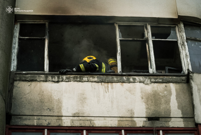 У Тернополі спалахнула пожежа на одному із балконів багатоповерівки