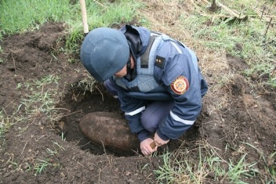 У Тернополі відкопали артснаряд