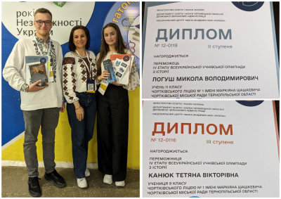 Ліцеїсти з Тернопільщини – стали срібними призерами всеукраїнської олімпіади