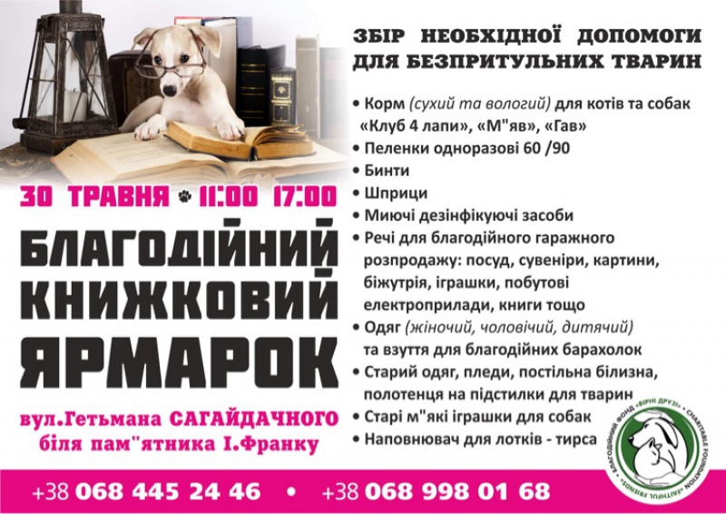 Тернополяни можуть допомогти безпритульним тваринам
