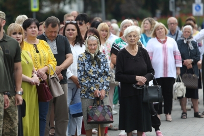 У центрі Тернополя відзначили 32-річницю Незалежності України (фоторепортаж)