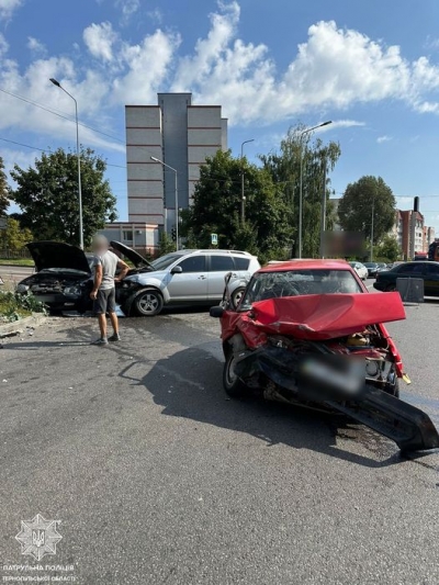 П’янка за кермом стала причиною потрійної ДТП у Тернополі