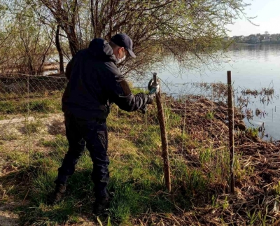 У Тернополі на Дальному пляжі демонтували металеву огорожу