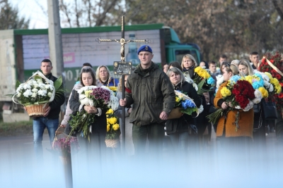 У Тернополі поховали 20-річного Павла Лисобея, який загинув у пеклі «Азовсталі» (фоторепортаж)