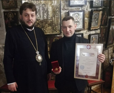 Народний депутат з Тернопільщини отримав високу церковну нагороду