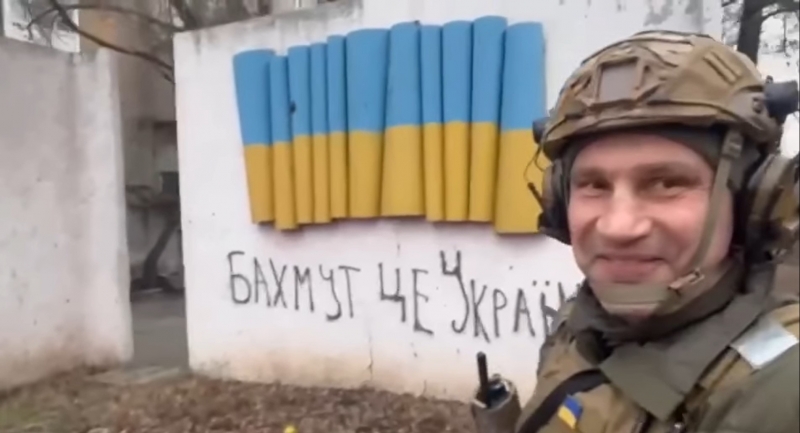 Віталій Кличко зустрів Новий рік у Бахмуті разом із захисниками України