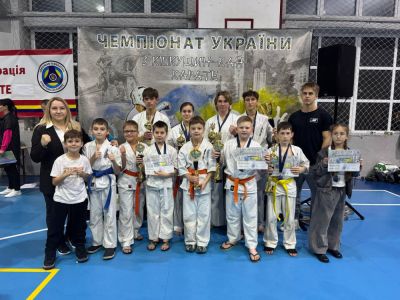 Юні тернополяни здобули 5 призових місць на Чемпіонаті України з Кіокушин-кан карате