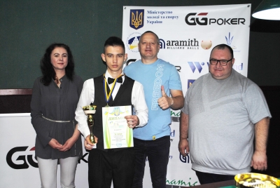 Житель громади на Тернопільщині став чемпіоном України з більярдного спорту