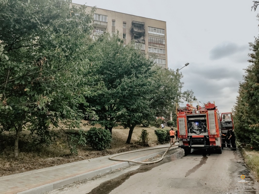 У Тернополі горіла багатоповерхівка