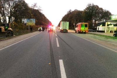 На Тернопільщині водій автомобіля збив пішохода