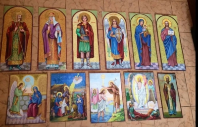 Малюнки святих художника-самоучки Ярослава Чури донині заворожують у церквах Тернопільщини