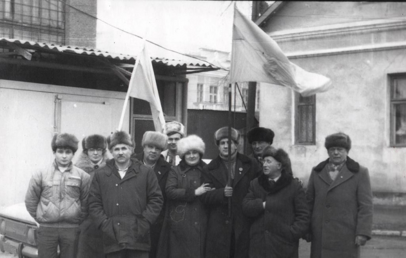 У музеї на Тернопільщині зберігається унікальний прапор з акції «Живий ланцюг»