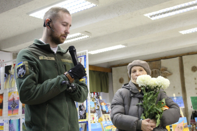 У Тернополі відкрили виставку захисника Володимира Симанишина